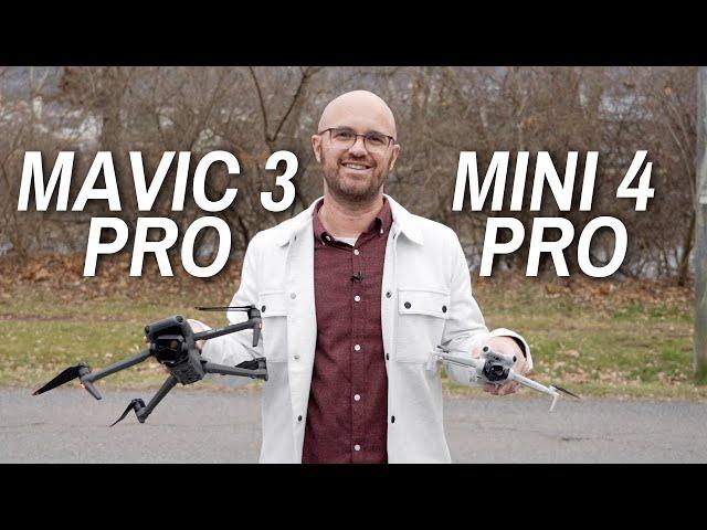 DJI Mavic 3 Pro vs Mini 4 Pro - Which drone should you buy in 2024?