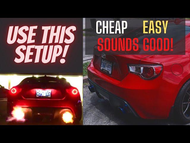 The BEST BUDGET Exhaust Set-Up For Your FRS/BRZ/86! *LOUD*