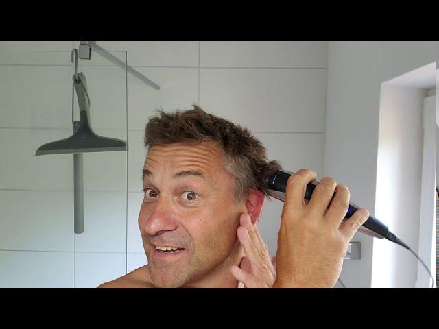 Haare selber schneiden während Corona. Anleitung Haarschneiden mit Philips Haarschneider Tutorial