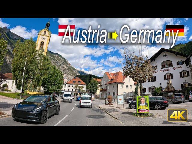 Driving across the Fernpass • Scenic Drive from Landeck, Austria to Garmisch-Partenkirchen, Germany