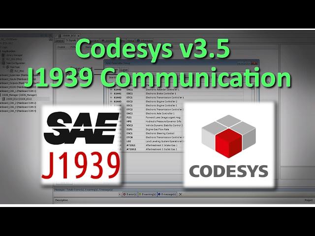 Tutorial - Codesys v3.5 Basic J1939 Communication