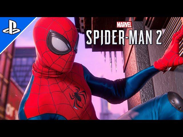 MARVEL SPIDER MAN 2 Gameplay 4k Video 2023 spider man 2 spider man 2  Ps4 ps5 ps4 pro