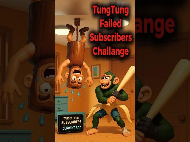 TungTung Failed to Bring 1000 Subscribers #tungtungtungsahur #brainrot #trending