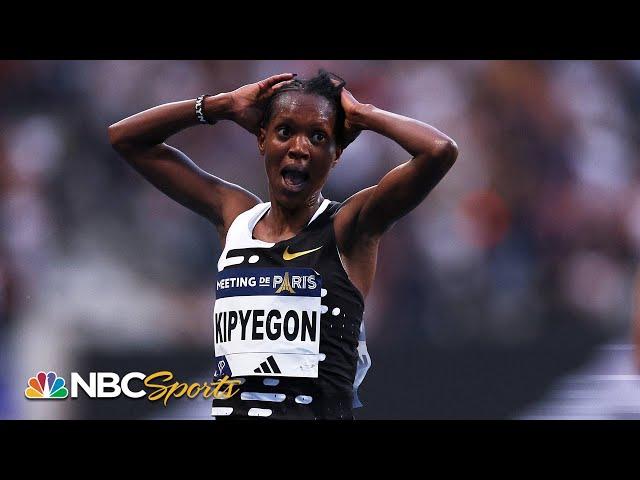 Faith Kipyegon breaks ANOTHER WORLD RECORD in historic Paris 5K | NBC Sports