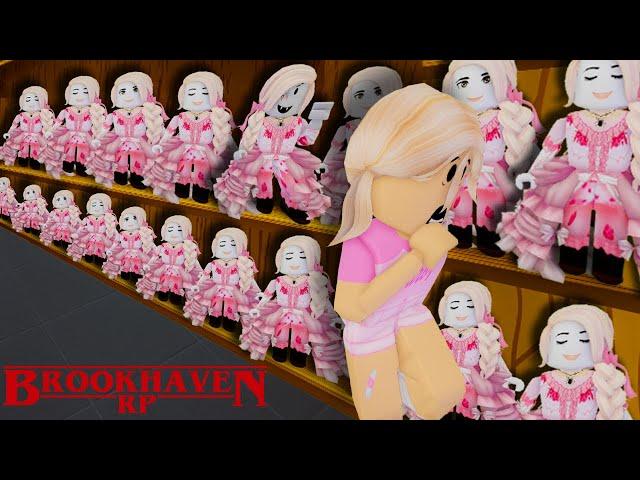 SI TU VOIS CETTE POUPÉE  sur BROOKHAVEN  RP FUIS !! Roblox horror movie