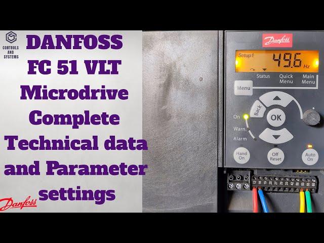 #DANFOSS FC 51 VLT Micro drive Settings / AC Drive / #VFDDRIVE