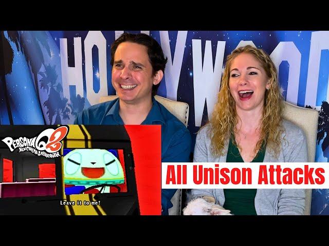 Persona Q2 New Cinema Labyrinth All Unison Attacks Reaction