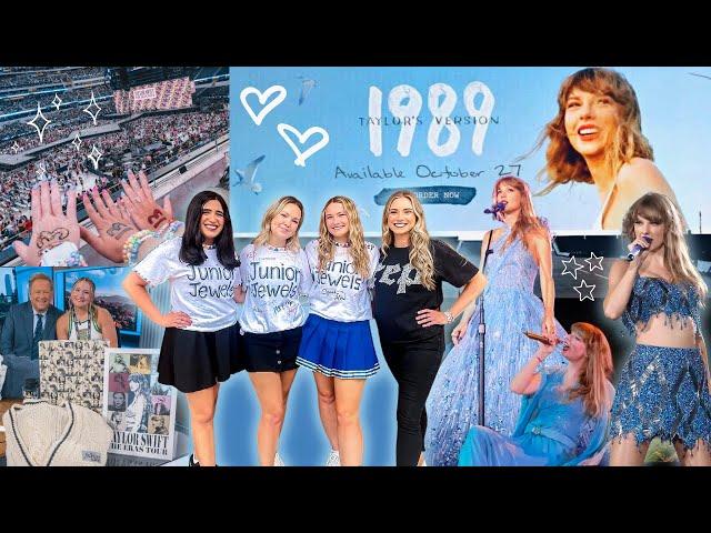 ERAS TOUR LA PART 2🩵 1989 announcement & being interviewed on the LA news!!