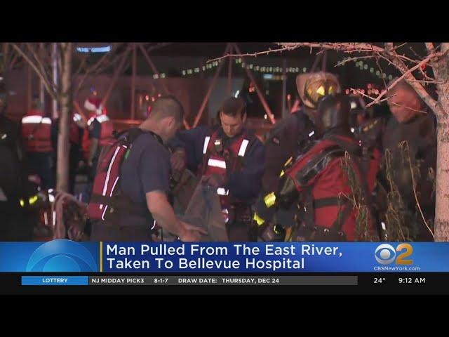 Divers Rescue Man From East River