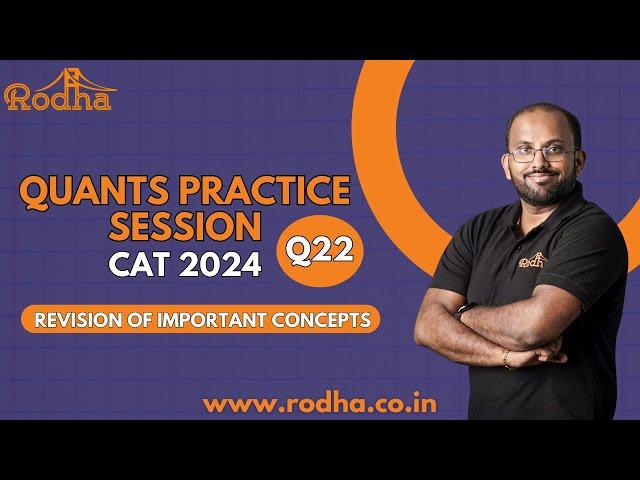 Quant Questions Practice of Advance Level - 22 II CAT PREPARATION 2024