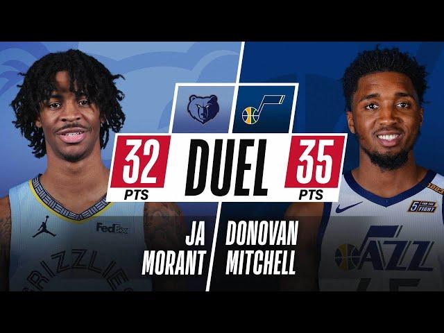 Donovan Mitchell  & Ja Morant  DUEL in UTAH! 