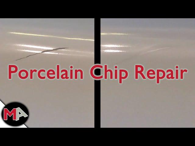 Repairing a Chip in a Porcelain Sink