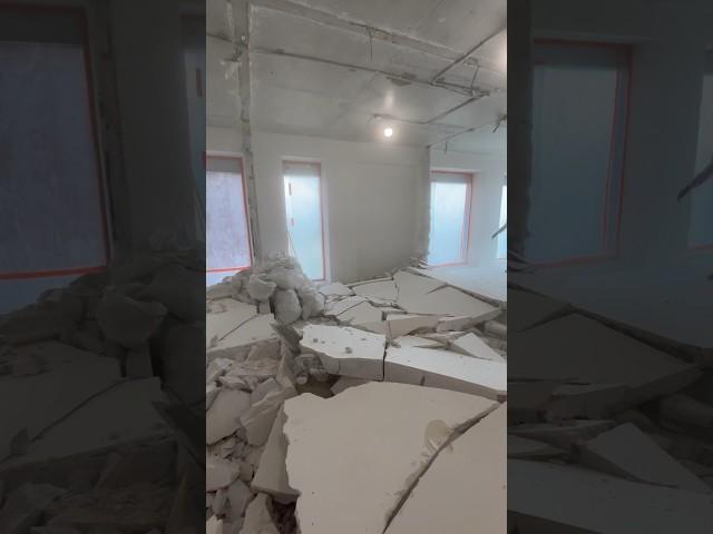 Демонтаж перегородок из газобетона за 1 день
