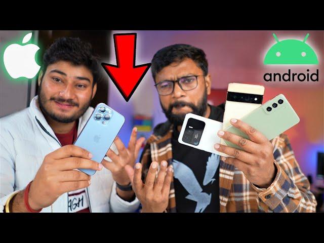 Android vs iPhone User Fight *For Fun*