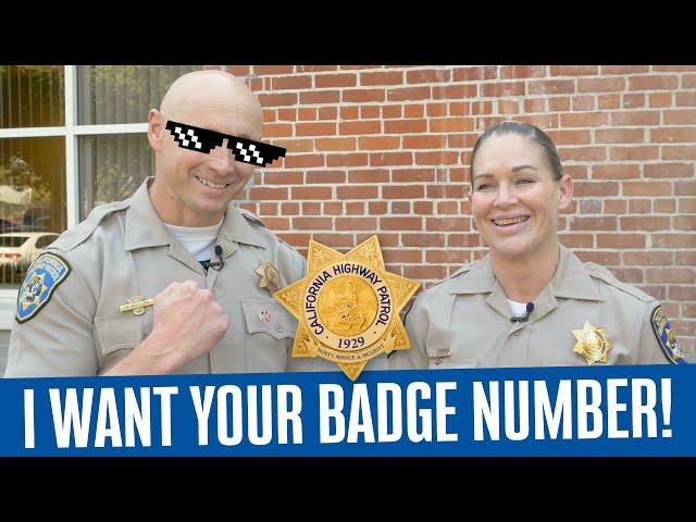 I want your badge number! - Recruiter Wednesdays