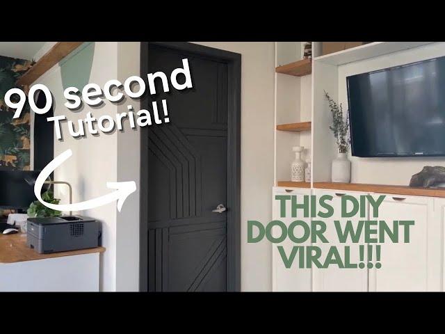 My most VIRAL DIY || DIY interior door || Door trailer