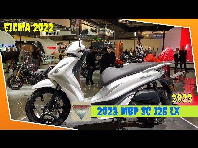 2023 MBP SC 125 LX WALKAROUND EICMA 2022 FIERA MILANO RHO