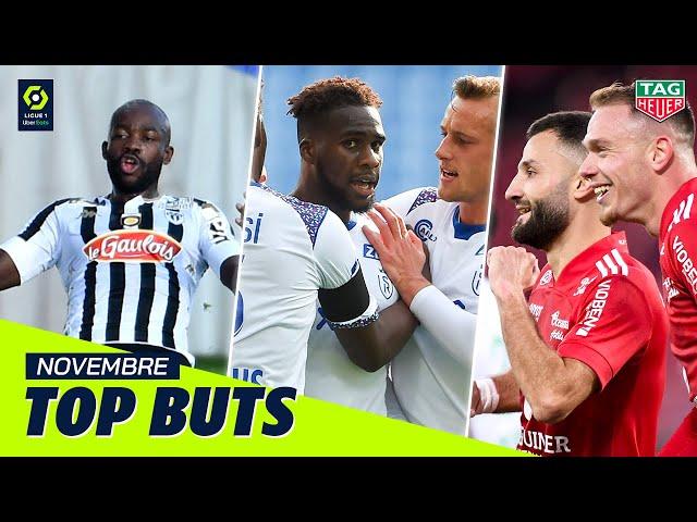 Top buts Ligue 1 Uber Eats - Novembre (saison 2020/2021)