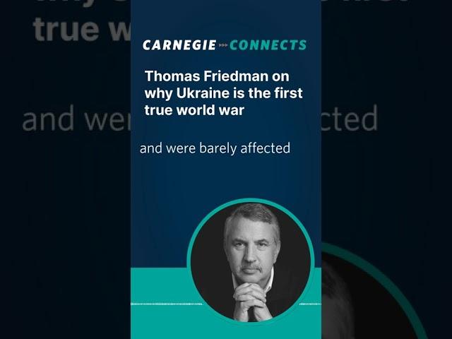 Why Russia-Ukraine is the first real world war #shorts