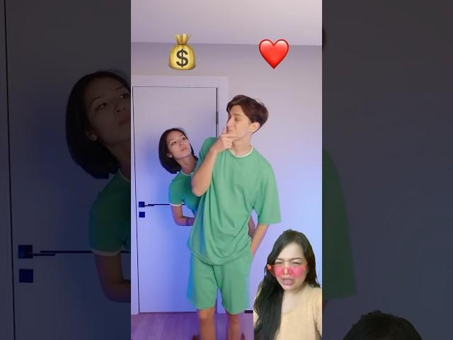 PILIH CINTA ATAU UANG?‼️ #dance #funny #challenge #food #gummy #couple #pickacard #greenscreen