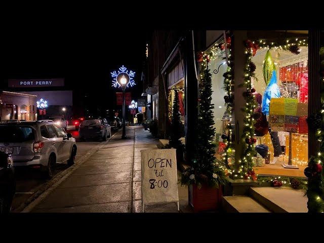 Port Perry at Christmas Time - Greater Toronto Area - Ontario, Canada