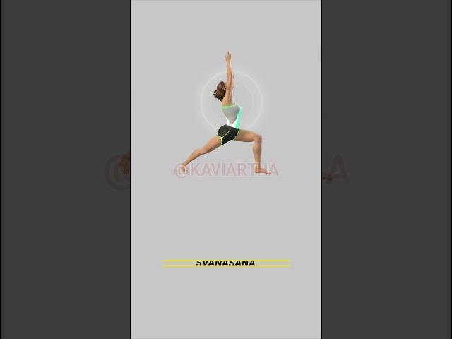 Virabhadrasana 1 (Warrior 1 Pose) BENEFITS #yoga #gym #yogalife