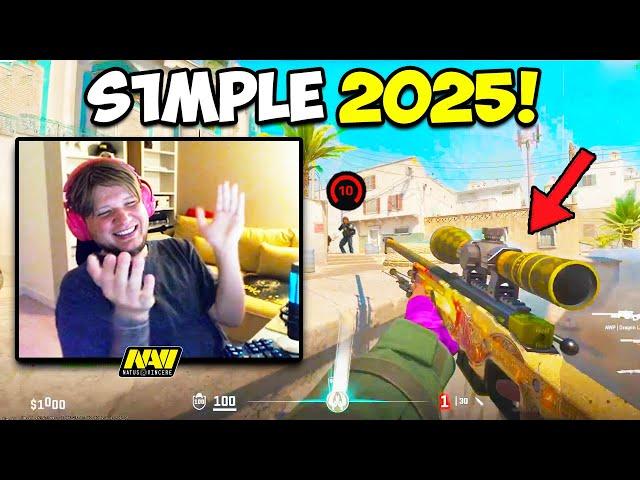 S1MPLE IS READY FOR 2025 PRO COMEBACK! CS2 Twitch Clips