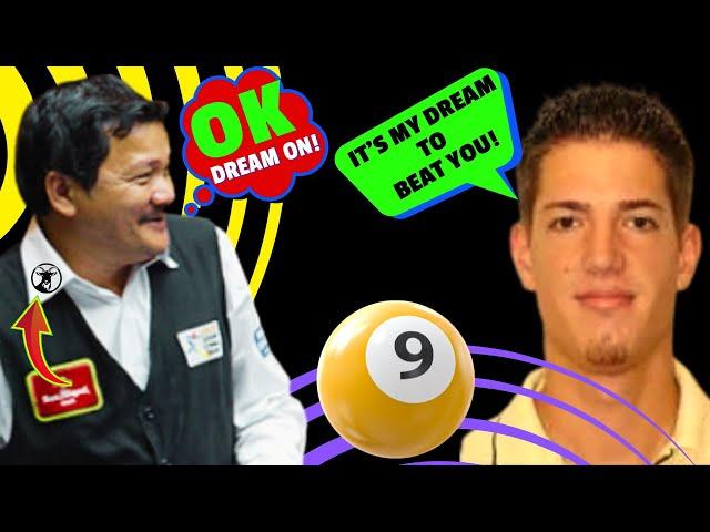 Very Confident German Player Thinks He Can OUTSMART THE GOAT EFREN BATA REYES!