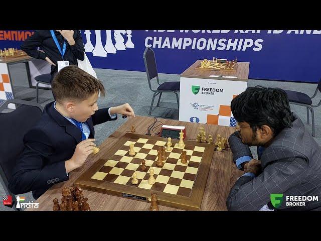 When you turn down a draw offer, only to lose on time | Averin vs Srinath | World Rapid 2022