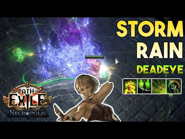 [3.24] Storm Rain & Rain of Arrows Build | Deadeye | Necropolis | Path of Exile 3.24