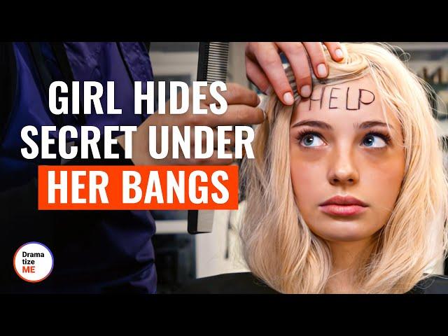 Girl Hides Secret Under Her Bangs | @DramatizeMe