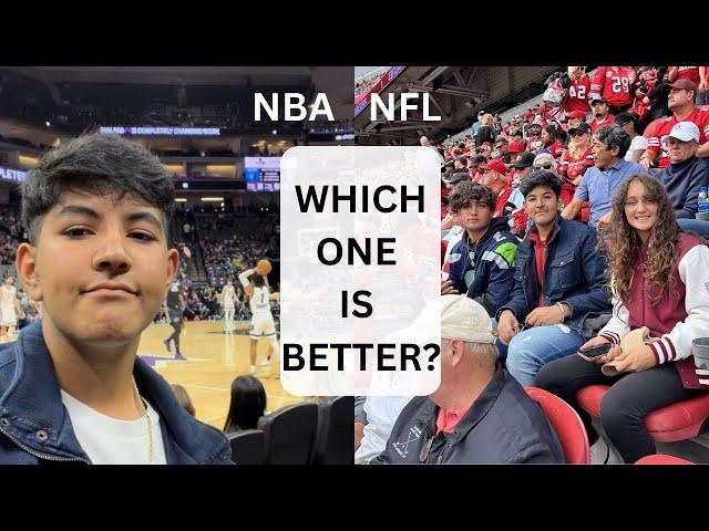 NBA Courtside Vs NFL Game - Which One’s Better? | MJ Singh