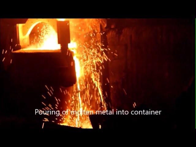 metal casting process, continuous casting, making of billets