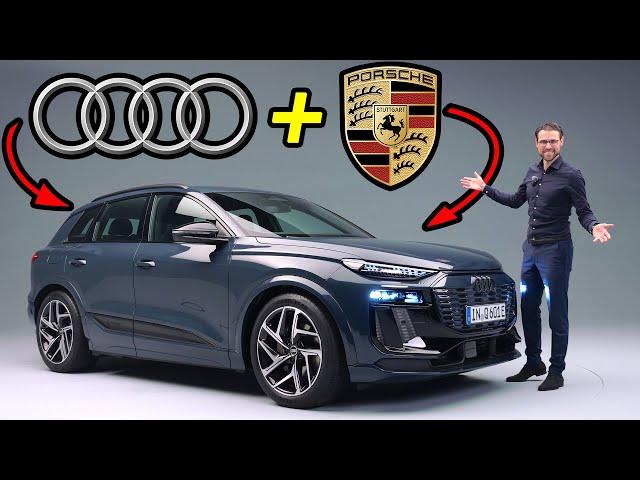 Audi Q6 e-tron final REVEAL of the Porsche Macan EV brother