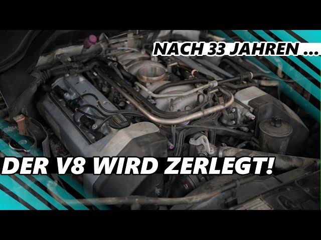 Mercedes V8 nach 33 Jahren zum ersten mal geöffnet - W140 Projekt part 2 #viral #tutorial #mercedes