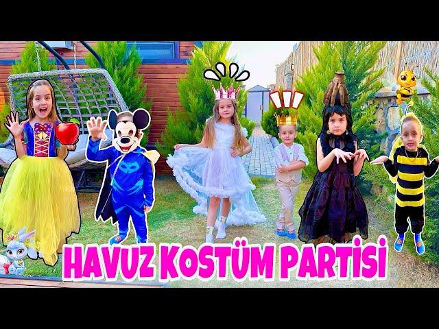 KUZEY ELİF HAVUZ KOSTÜM PARTİSİNE GİTTİ ‼️ BAKIN NE GİYDİ ŞAŞKINLAR ??