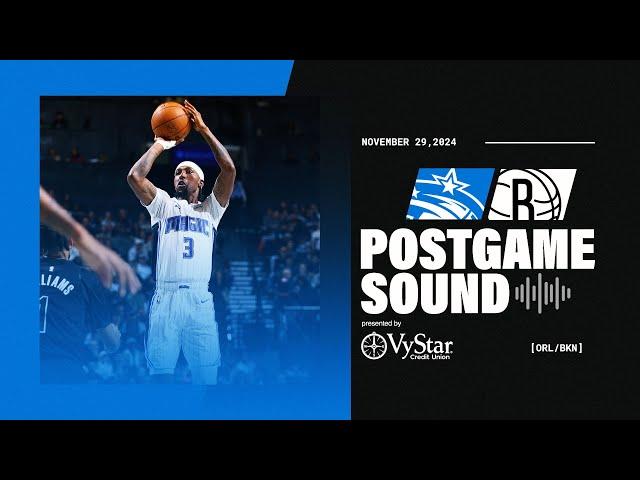 POSTGAME SOUND: MAGIC VS. NETS | COACH MOSE, KENTAVIOUS CALDWELL POPE & FRANZ WAGNER