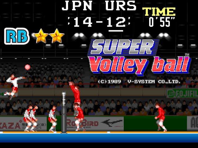 1989 [60fps] Super Volleyball 63900pts ALL