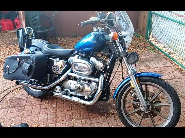 3 8 Gallon Gas tank for '91 Sportster and huge bags for the '89 Sportster