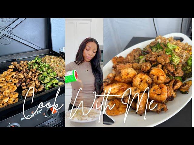 LET’S COOK HIBACHI AT  HOME, FRIED RICE,  CHICKEN, SHRIMP, VEGGIES,  Better than take out