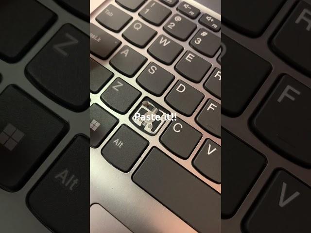 Fixing a broken laptop key has never been so easy