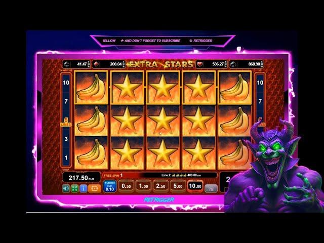 EXTRA STARS EGT - INSANE WIN 50 TO 3 000€ ⭐⭐⭐