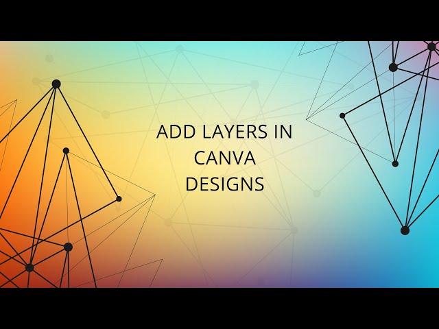 How to Layer Elements in Canva | Layering feature in Canva