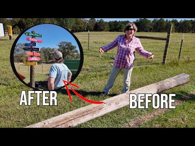 You Won't Believe What We Did With This Old Power Pole!