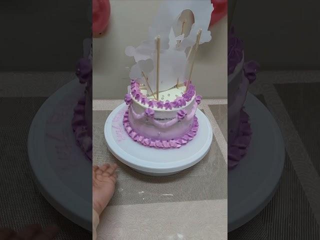 Cake design/doll cake/birthday cake design  #cakeart