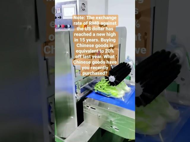 Low cost vegetables packing machine!