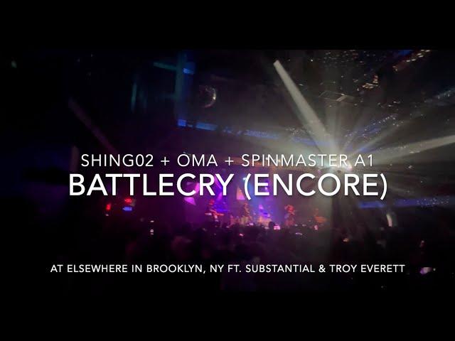 Shing02 x OMA x Spinmaster A1 'Battlecry (Encore)' feat. Substantial and Troy Everett in Brooklyn