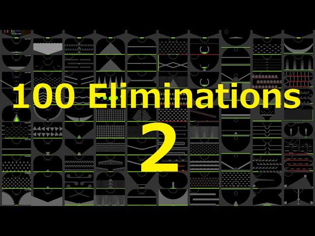 100 Eliminations Marble Race 2 in Algodoo