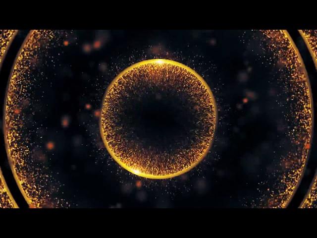 Motion graphics abstract animation  background || Golden Yellow Glittery Background