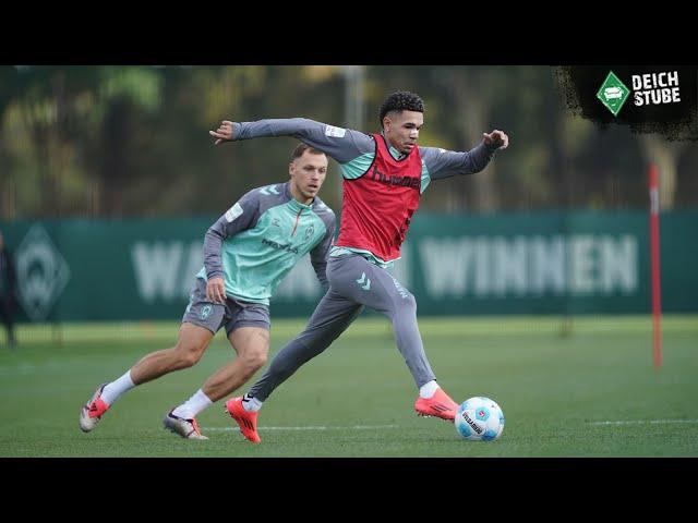 Justin Njinmah wieder zurück! Tempo, Tore und Paraden im Werder Bremen-Training am Mittwoch!